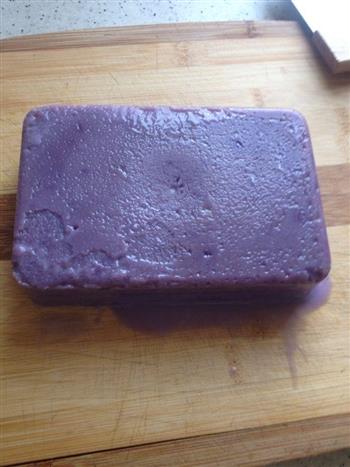 冰爽紫薯凉糕的做法步骤5