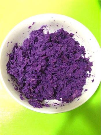紫薯牛奶馒头的做法图解3