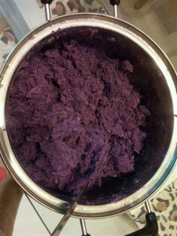 紫薯糯米饼的做法步骤1