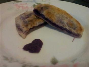 紫薯糯米饼的做法步骤5