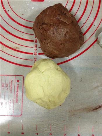 奶香十足-大理石纹曲奇饼干的做法步骤5