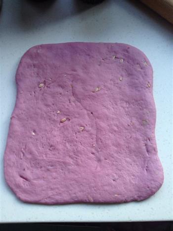 酒酿紫薯馒头的做法图解4