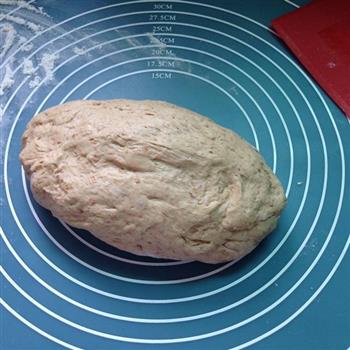 核桃黑糯米全麦面包-浓浓麦香的做法图解2