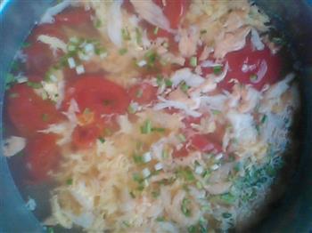 番茄蛋花汤的做法步骤1