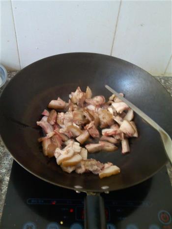 肉炒豇豆的做法步骤2