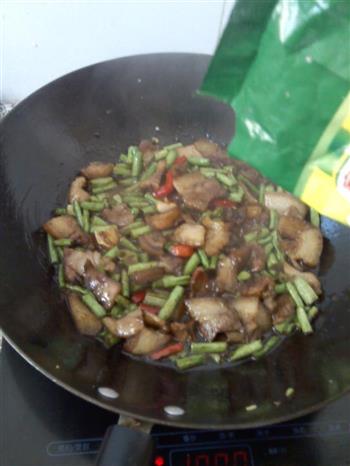 肉炒豇豆的做法步骤8