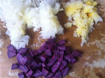 紫薯银耳羹的做法步骤2