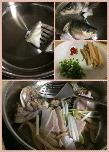豆腐鱼头酸萝卜汤的做法步骤2