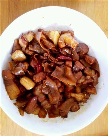 红烧肉炖干豆腐的做法步骤5