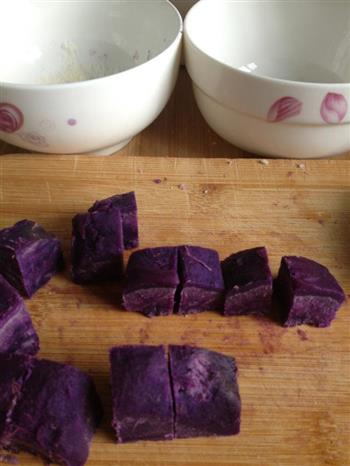 紫薯椰蓉球的做法步骤1