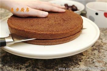 黑森林樱桃奶油蛋糕的做法步骤10