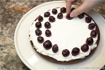 黑森林樱桃奶油蛋糕的做法步骤12