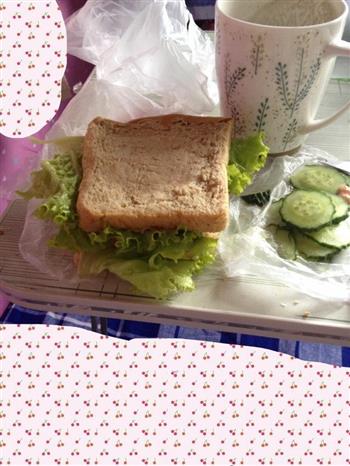 简单三明治的做法图解4