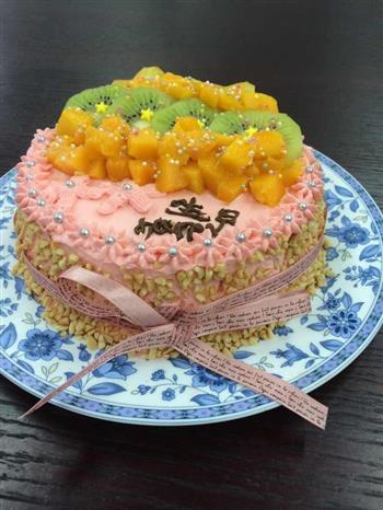 生日裱花蛋糕的做法步骤19