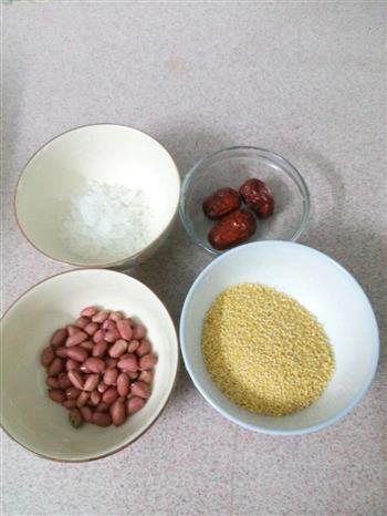 花生小米红枣糊的做法步骤1