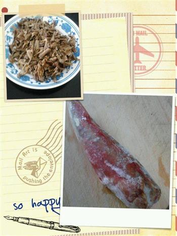 豇豆干炒鱼丝的做法步骤1