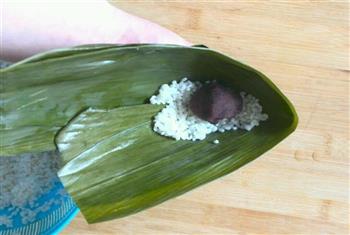 豆沙粽的做法步骤5