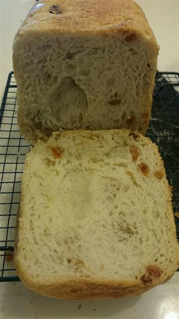 米饭葡萄干面包面包机版的做法步骤5