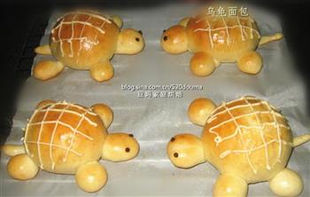 给宝宝惊喜的儿童节礼物-可爱的小乌龟面包的做法图解6