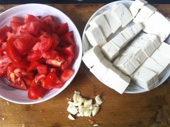 番茄烧豆腐的做法步骤2