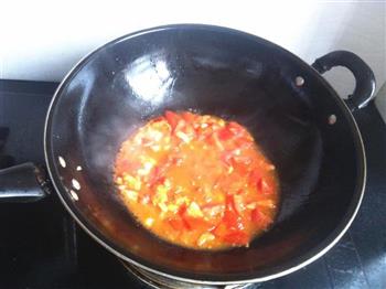 番茄烧豆腐的做法步骤4