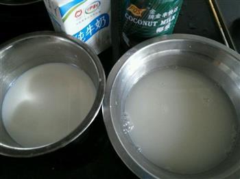 西米椰汁糕的做法步骤4