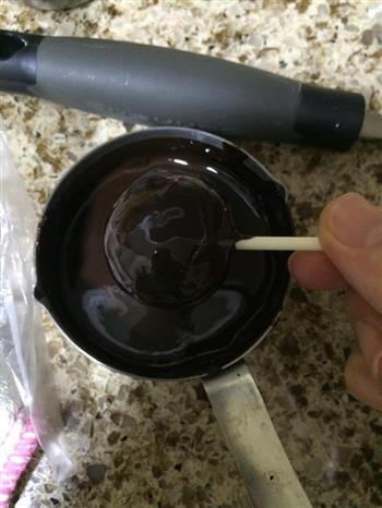 手绘棒棒糖蛋糕-抹茶蛋糕体的做法步骤6