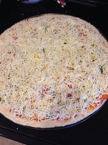 超美味的美式披萨的做法步骤11