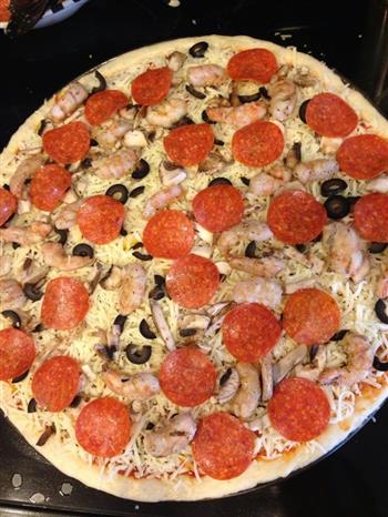 超美味的美式披萨的做法步骤13