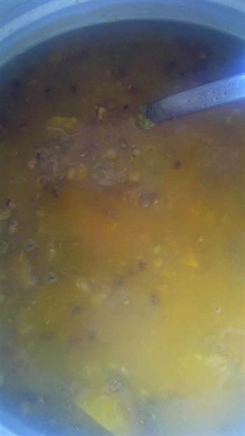 南瓜绿豆汤的做法步骤2