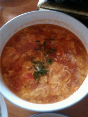西红柿鸡蛋汤的做法图解2