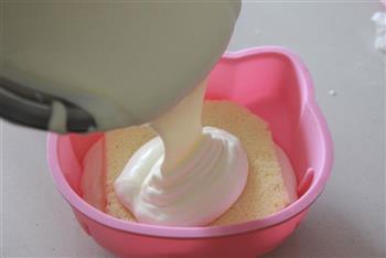 萌一夏-kitty酸奶慕斯蛋糕的做法图解20