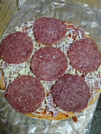 培根腌肉pizza的做法步骤5