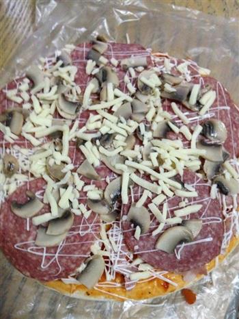 培根腌肉pizza的做法步骤6