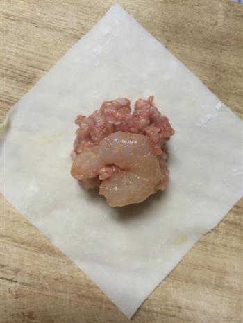 春笋虾肉混沌-一口一只虾的做法步骤3