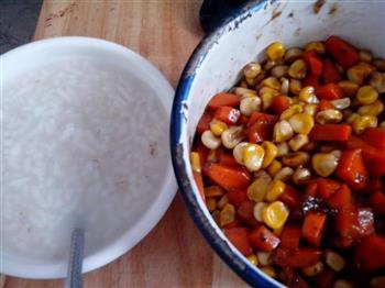 胡萝卜炒玉米的做法步骤4