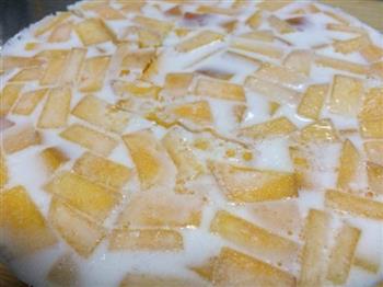 黄桃椰奶冻糕的做法图解5