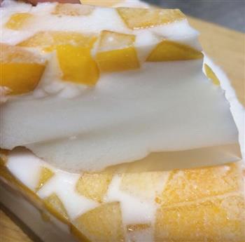 黄桃椰奶冻糕的做法图解6