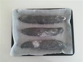 竹炭火腿起司面包的做法步骤12