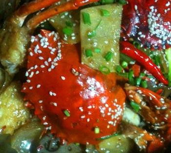 干锅香辣蟹的做法步骤7