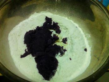 紫薯豆沙包的做法步骤4
