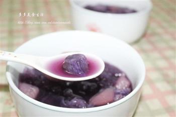 紫薯银耳雪梨汤的做法步骤2