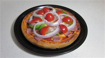 自制披萨，原料可以任你喜好选择的做法步骤4