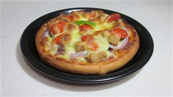 自制披萨，原料可以任你喜好选择的做法步骤8