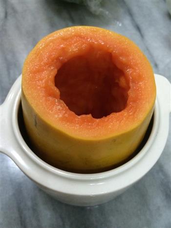 消暑美容佳品—木瓜椰奶冻的做法步骤2