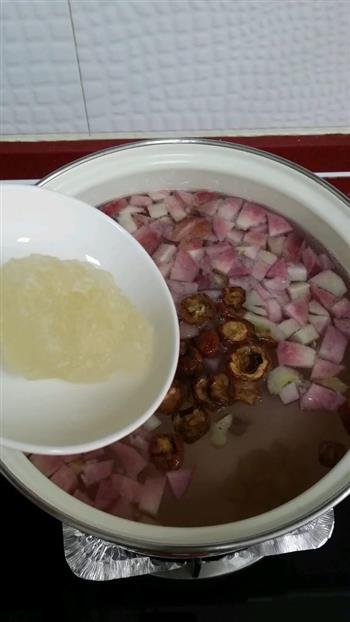 山楂桃子大酸杏糖水的做法步骤4