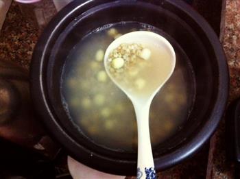夏日清补—冰糖莲子高粱麦仁粥的做法步骤4