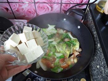 烧肉炖白菜豆腐的做法步骤11