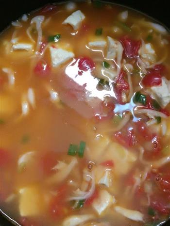 西红柿豆腐汤的做法图解9
