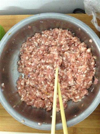 葫子猪肉饺子的做法步骤2